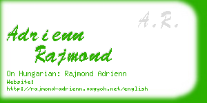 adrienn rajmond business card